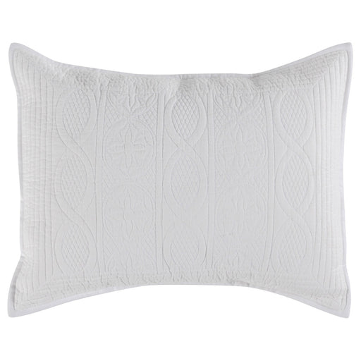 Classic Home Furniture - Anessa White Standard Sham -Set of 2- V230077 - GreatFurnitureDeal