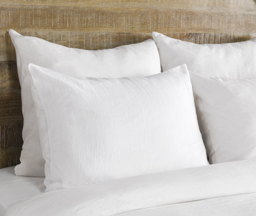 Villa By Classic Home - Jayson White Linen Cashmere King Duvet - V240015 - GreatFurnitureDeal