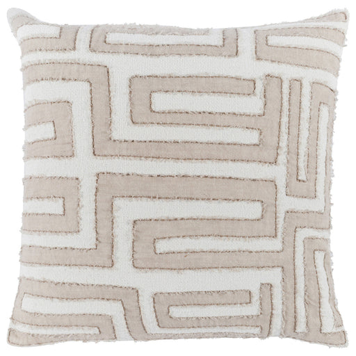 Villa By Classic Home - CP Mateo Natural/Ivory Pillow (Set of 2) - V240040 - GreatFurnitureDeal