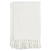 Classic Home - TC Hunter White Throw 50x70 - V240052 - GreatFurnitureDeal