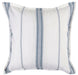 Villa By Classic Home - Jayson Blue Stripe Linen Cashmere Euro Sham -Set of 2- V240077 - GreatFurnitureDeal