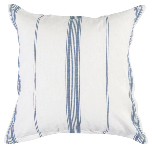 Villa By Classic Home - Jayson Blue Stripe Linen Cashmere Euro Sham -Set of 2- V240077 - GreatFurnitureDeal