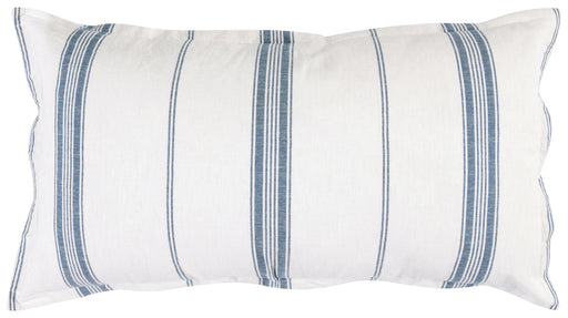 Villa By Classic Home - Jayson Blue Stripe Linen Cashmere King Sham -Set of 2- V240078 - GreatFurnitureDeal
