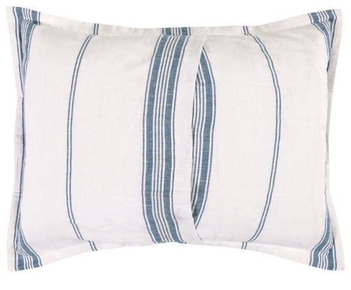Classic Home Furniture - Jayson Blue Stripe Linen Cashmere Standard Sham - Set of 2 - V240079 - GreatFurnitureDeal