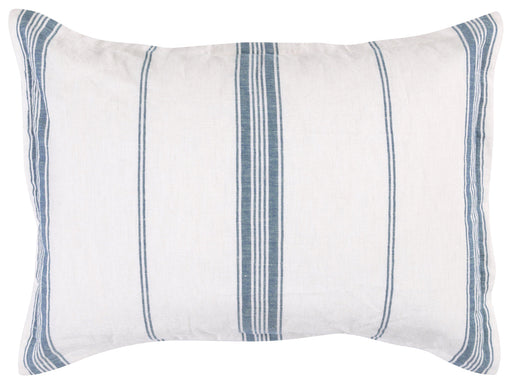 Villa By Classic Home - Jayson Blue Stripe Linen Cashmere Standard Sham - Set of 2 - V240079 - GreatFurnitureDeal