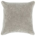 Villa By Classic Home - SLD Heirloom Velvet Multiple Sizes Pillows 22X22 in Silver (Set of 2) - V240085 - GreatFurnitureDeal