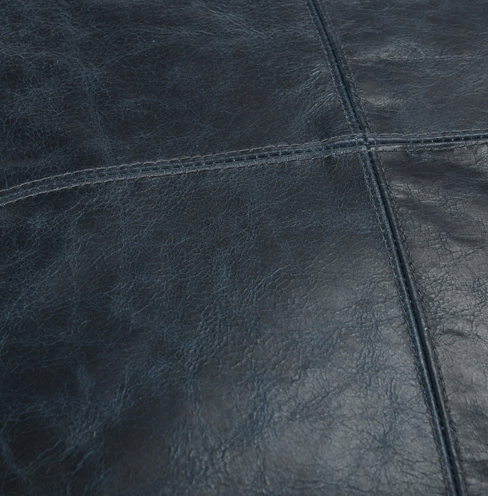 Classic Home - SLD Leather Naval Nightfall Blue 22x22 -Set of 2- V240095 - GreatFurnitureDeal