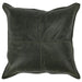 Classic Home - SLD Leather Acre Forest Green 22x22 -Set of 2- V240097 - GreatFurnitureDeal