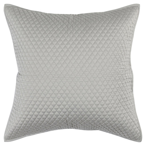 Villa By Classic Home - Diamond Silver Euro Sham - Set of 2 - V240100 - GreatFurnitureDeal
