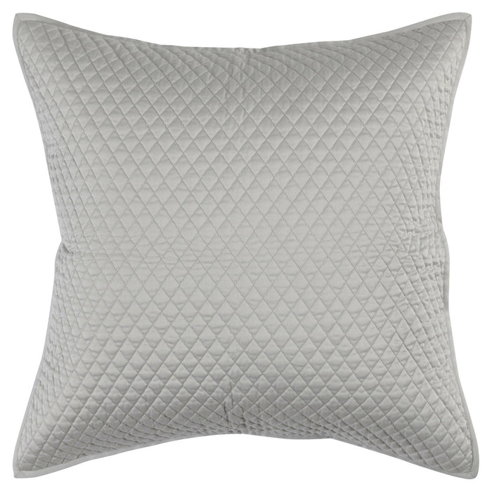 Villa By Classic Home - Diamond Silver Euro Sham - Set of 2 - V240100 - GreatFurnitureDeal