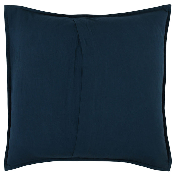Villa By Classic Home - Caleb Hand Stitched Midnight Blue Euro Sham -Set of 2- V240105 - GreatFurnitureDeal