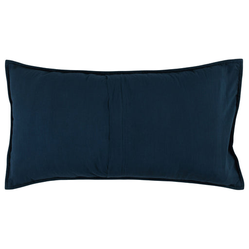 Classic Home Furniture - Caleb Hand Stitched Midnight Blue King Sham -Set of 2- V240106 - GreatFurnitureDeal