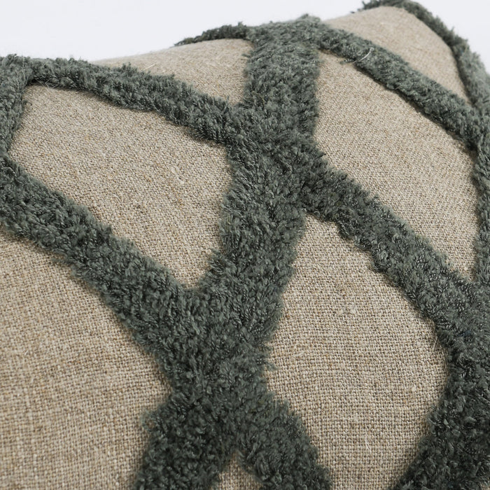 Villa By Classic Home - DV Caro Forest Green 14x20 Pillow (Set of 2) - V240116 - GreatFurnitureDeal