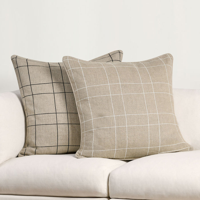 Classic Home Furniture - DV MIRA WHITE 26X26 Pillow - Set of 2 - V240118 - GreatFurnitureDeal
