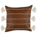 Classic Home Furniture - DV EZEKIEL VEGAN LEATHER BROWN 18X18 Pillow - Set of 2 - V240124 - GreatFurnitureDeal