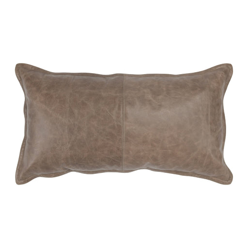 Villa By Classic Home - SLD LEATHER SANDSTORM TAUPE 14X26 Pillow - Set of 2 - V250001 - GreatFurnitureDeal