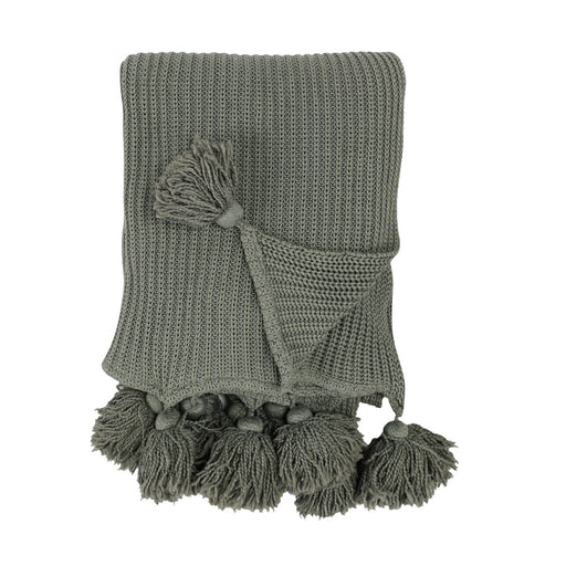 Classic Home - TC Veda Sage Throw 50x70 - V250034 - GreatFurnitureDeal