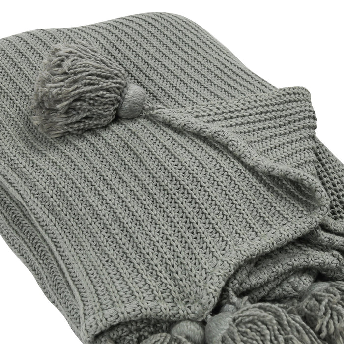 Classic Home - TC Veda Sage Throw 50x70 - V250034 - GreatFurnitureDeal