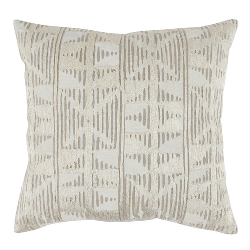 Villa By Classic Home - Contempo Roth Natural/Ivory 20x20 Pillow (Set of 2) - V250109 - GreatFurnitureDeal
