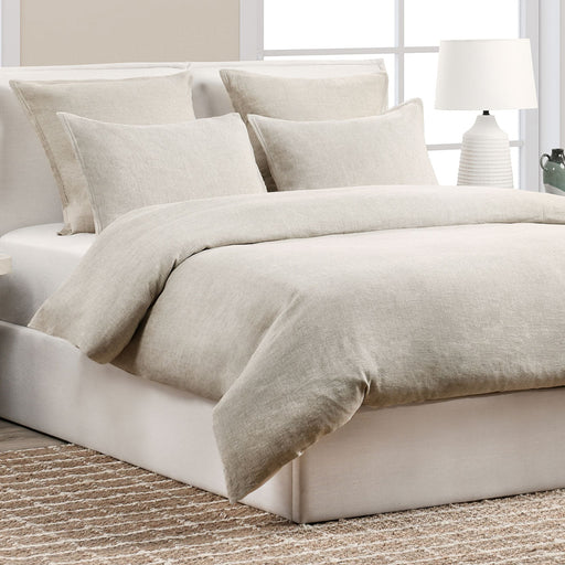 Villa By Classic Home - Talia Natural Queen Duvet - V250147 - GreatFurnitureDeal