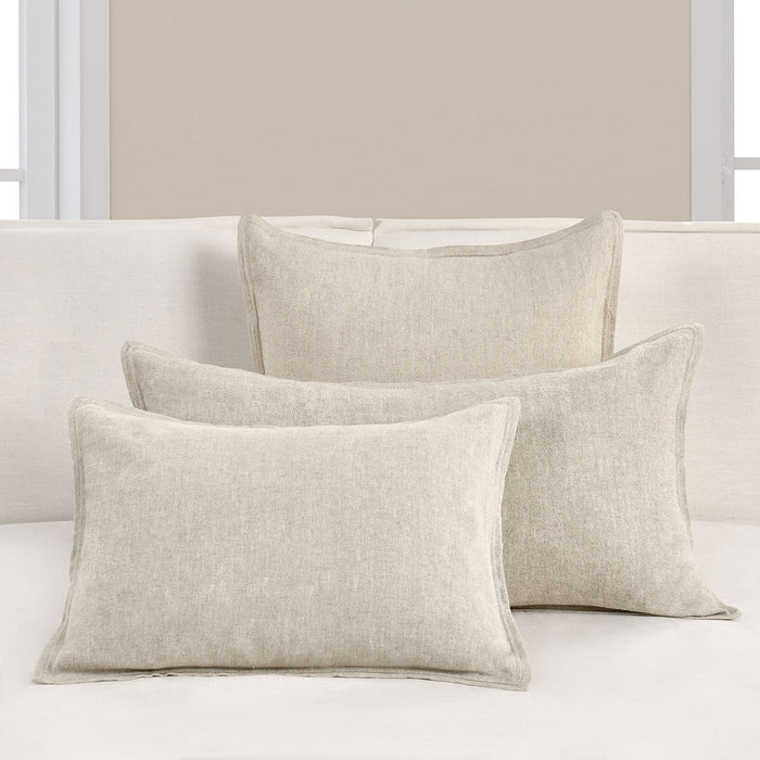 Villa By Classic Home - Talia Natural King Sham -Set of 2- V250149 - GreatFurnitureDeal