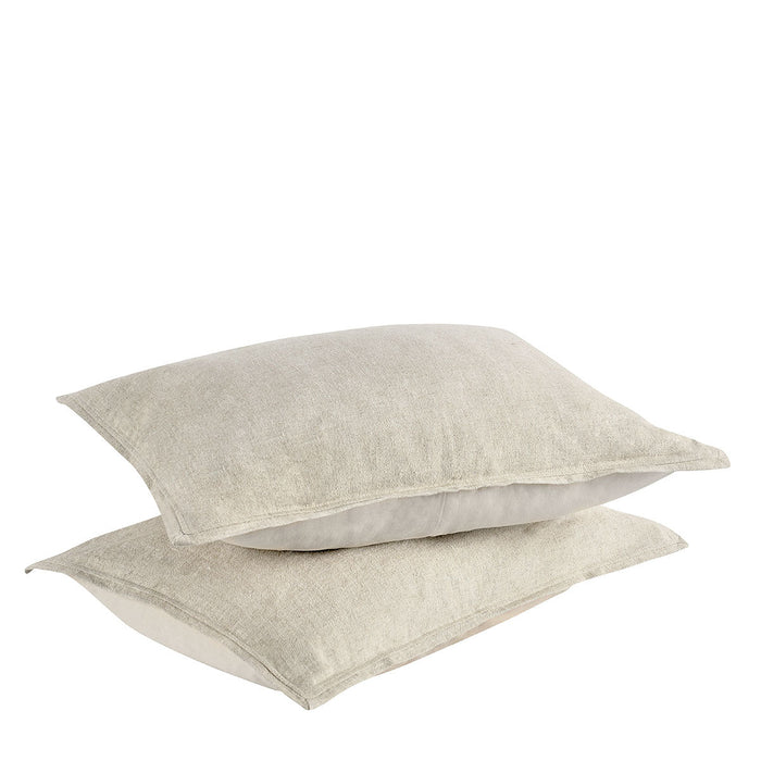 Villa By Classic Home - Talia Natural Standard Sham - Set of 2 - V250150 - GreatFurnitureDeal