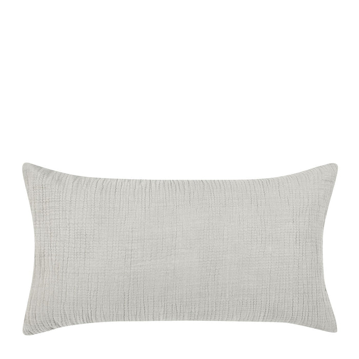 Villa By Classic Home - Cardiff Gray King Sham -Set of 2- V250180 - GreatFurnitureDeal