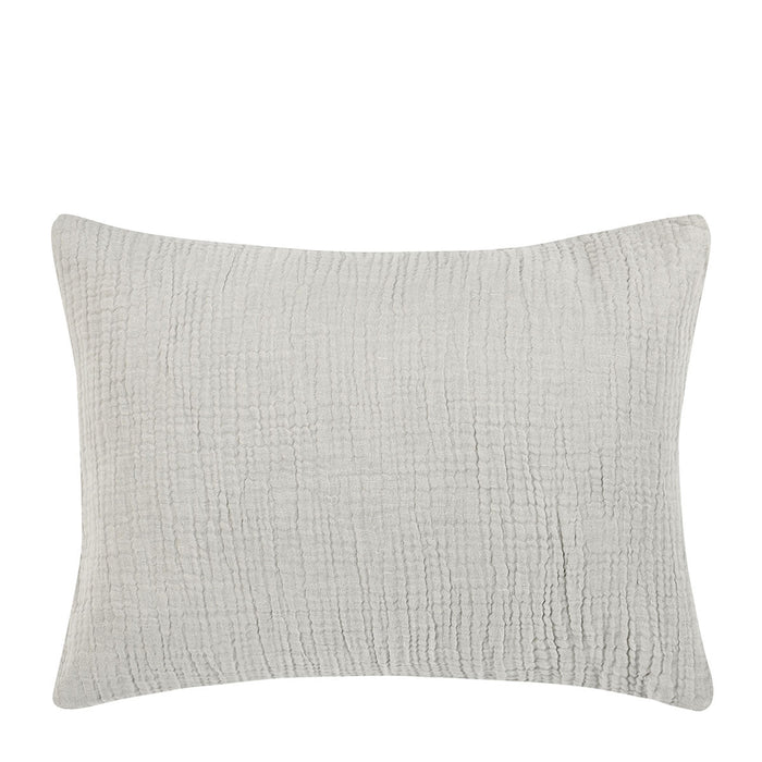 Villa By Classic Home - Cardiff Gray Standard Sham - Set of 2 - V250181 - GreatFurnitureDeal