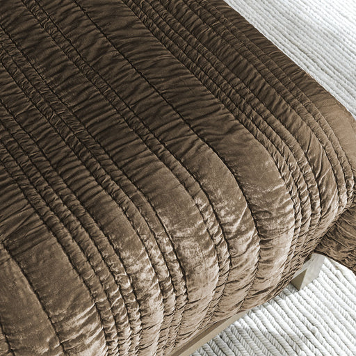 Villa By Classic Home - Seville Desert Taupe Queen Quilt - V250192 - GreatFurnitureDeal