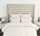 Villa By Classic Home - Danica Bone King Quilt - V260000 - GreatFurnitureDeal