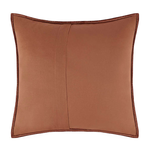Villa By Classic Home - Bari Velvet Terra Cotta Euro Sham -Set of 2- V260009 - GreatFurnitureDeal