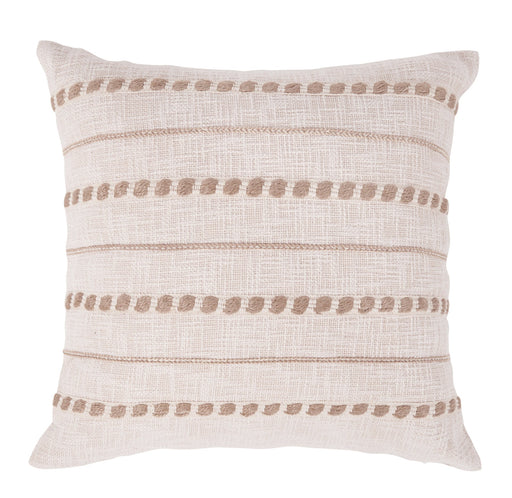 Villa By Classic Home - ML Lago Ivory/Natural 22x22 Pillows (Set of 2) - V260051 - GreatFurnitureDeal