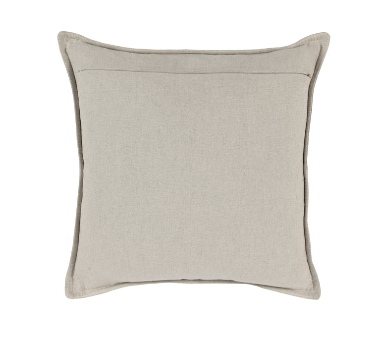 Classic Home - SLD Hide Canada Ivory 20x20 -Set of 2- V260068 - GreatFurnitureDeal