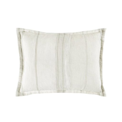 Villa By Classic Home - Jayson Gray Stripe Linen Cashmere Euro Sham -Set of 2- V270014 - GreatFurnitureDeal