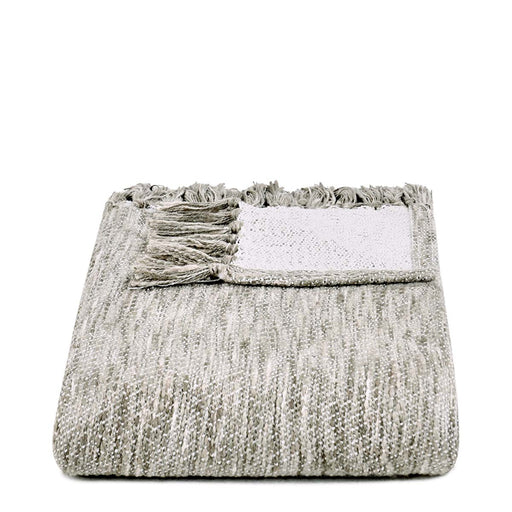 Classic Home - TC Sharma Natural Throw 50x70 - V270056 - GreatFurnitureDeal