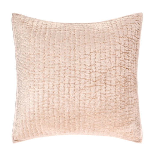 Villa By Classic Home - Bari Velvet Nude Euro Sham -Set of 2- V270061 - GreatFurnitureDeal