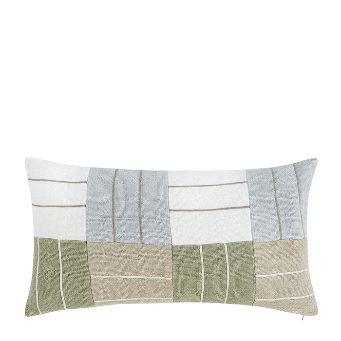 Villa By Classic Home - ST Niya Pillows Wheat Green Multi (Set of 2) - V280015 - GreatFurnitureDeal