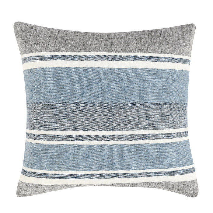 Villa By Classic Home - ST Lima Pillows Capri Blue/Dark Gray (Set of 2) - V280016 - GreatFurnitureDeal
