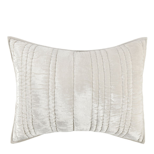 Villa By Classic Home - Seville Quilt Pillows Oyster Gray (Set of 2) - V280032 - GreatFurnitureDeal