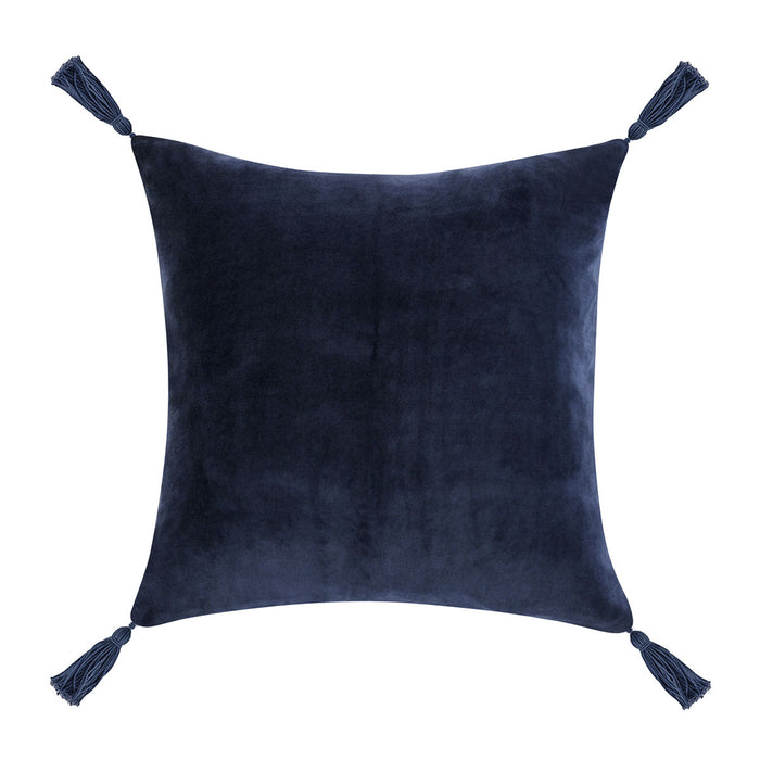 Classic Home Furniture - TL Stonework Denim Blue Pillows 22x22 in Gray (Set of 2) - V280066 - GreatFurnitureDeal