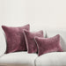 Classic Home Furniture - SLD Heirloom Velvet Multiple Sizes Pillows 14X20 in Sangria Red (Set of 2) - V280069 - GreatFurnitureDeal