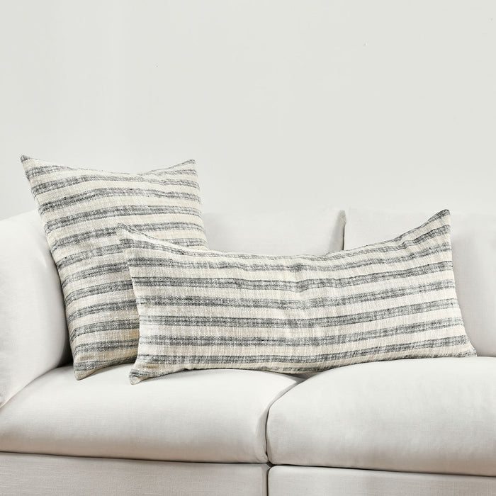 Classic Home Furniture - TL Linna Pillows Natural/Black (Set of 2) - V280072 - GreatFurnitureDeal