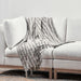 Classic Home Furniture - Tc Linna Natural/Black Throw 50X70 - V280086 - GreatFurnitureDeal