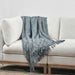 Classic Home - Tc Sharma Denim Blue Throw 50X70 - V280087 - GreatFurnitureDeal