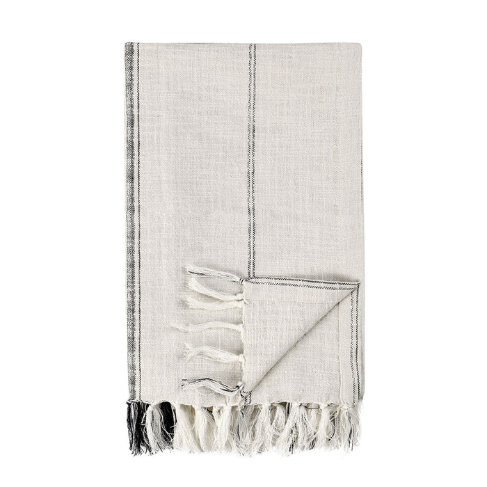 Classic Home - Tc Ria Ivory/Gray Throw 50X70 - V280088 - GreatFurnitureDeal