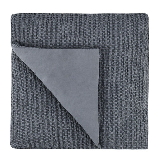 Villa By Classic Home - Colmar Marina Blue King Quilt - V280100 - GreatFurnitureDeal