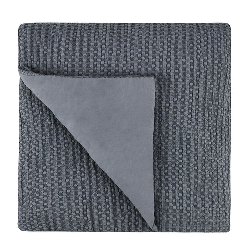 Villa By Classic Home - Colmar Marina Blue Queen Quilt - V280101 - GreatFurnitureDeal