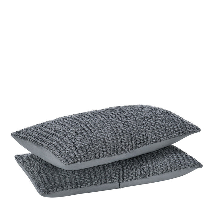 Villa By Classic Home - Colmar Marina Blue King Sham -Set of 2- V280103 - GreatFurnitureDeal