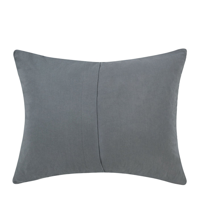 Villa By Classic Home - Colmar Marina Blue Standard Sham -Set of 2- V280104 - GreatFurnitureDeal