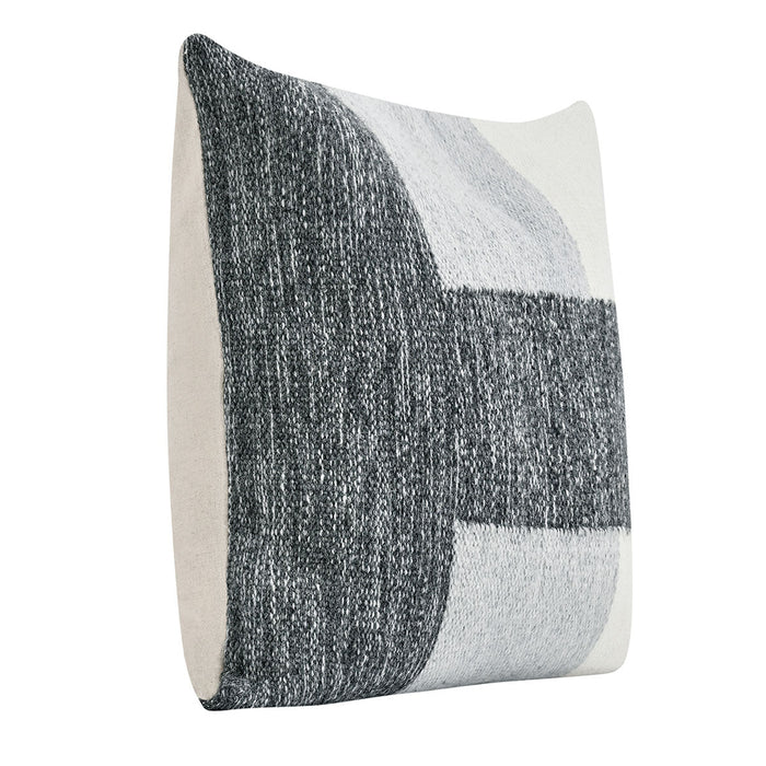 Villa By Classic Home - VC Kass Multiple Sizes Pillows 22X22 in Charcoal/Ivory (Set of 2) - V280105 - GreatFurnitureDeal